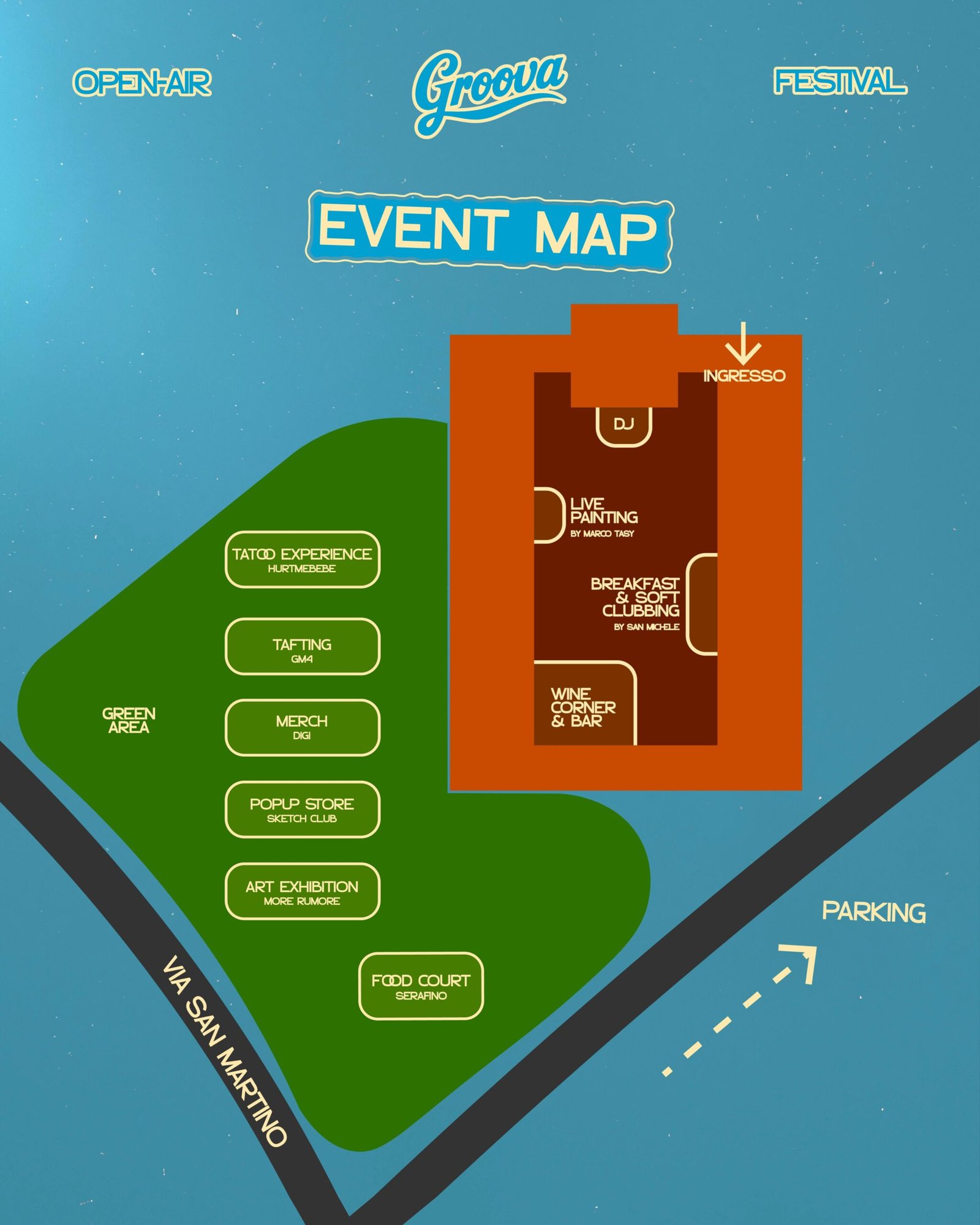 mappa groova festival